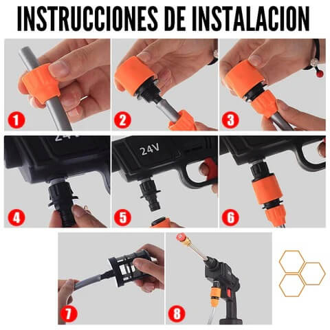 Hidrolavadora Inalámbrica 48V para Limpeza de Carros, Motos e Exteriores – Envío Gratis en Colombia + REGALO Mini aspiradora 🎁