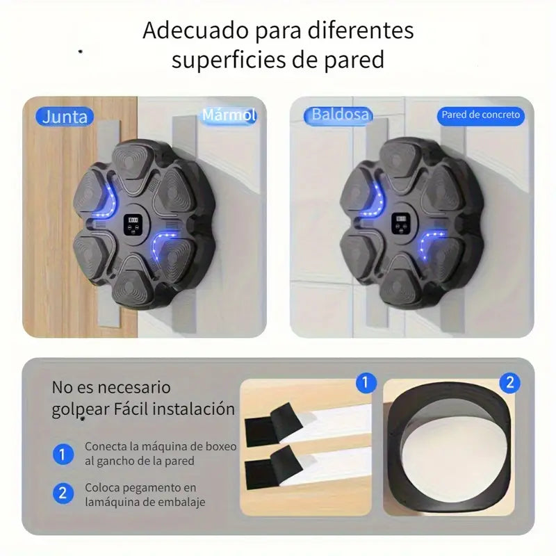 PowerBeat™ Boxeo: Ejercítate con Música y Luces LED | Envío a Colombia