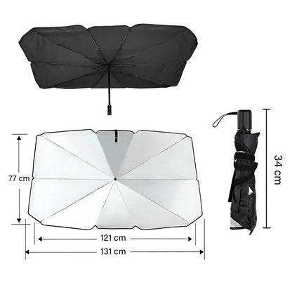 ¡ADIÓS VOLANTE QUEMADO! 🛡️ Parasol Anti-UV para Autos - 20°C Menos al Instante | Pago Contra Entrega + 50% OFF